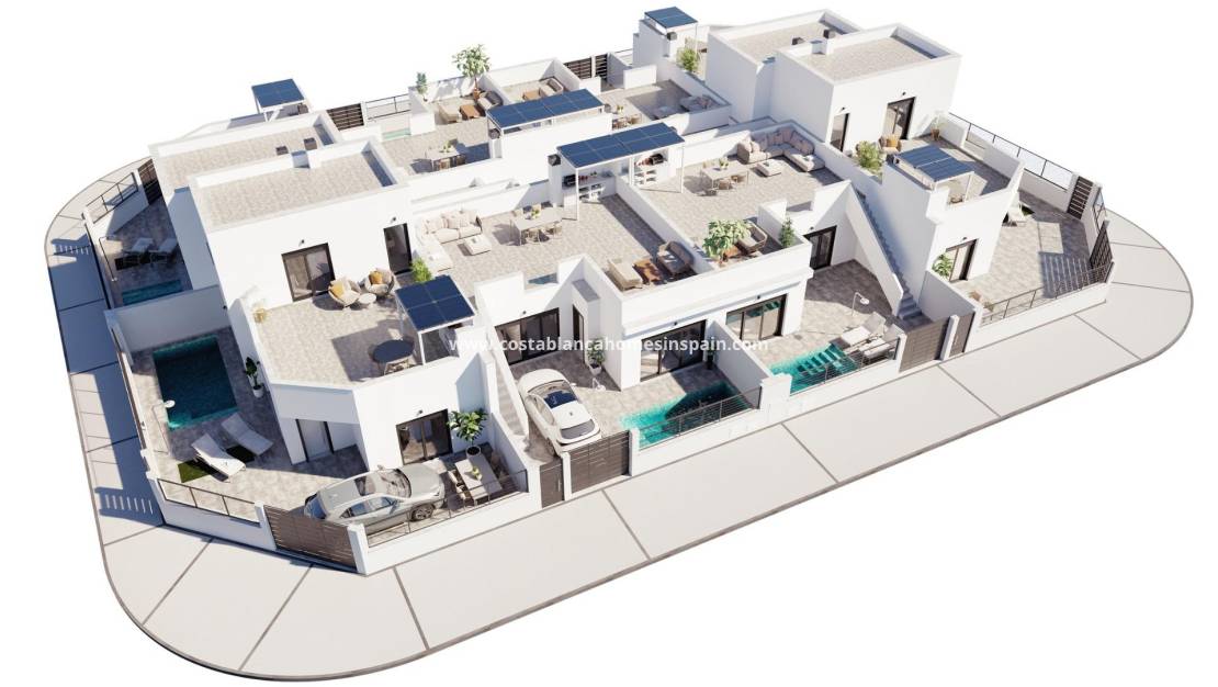 Nýbygging - Semi - Detached Villa - Torre Pacheco - El Alba