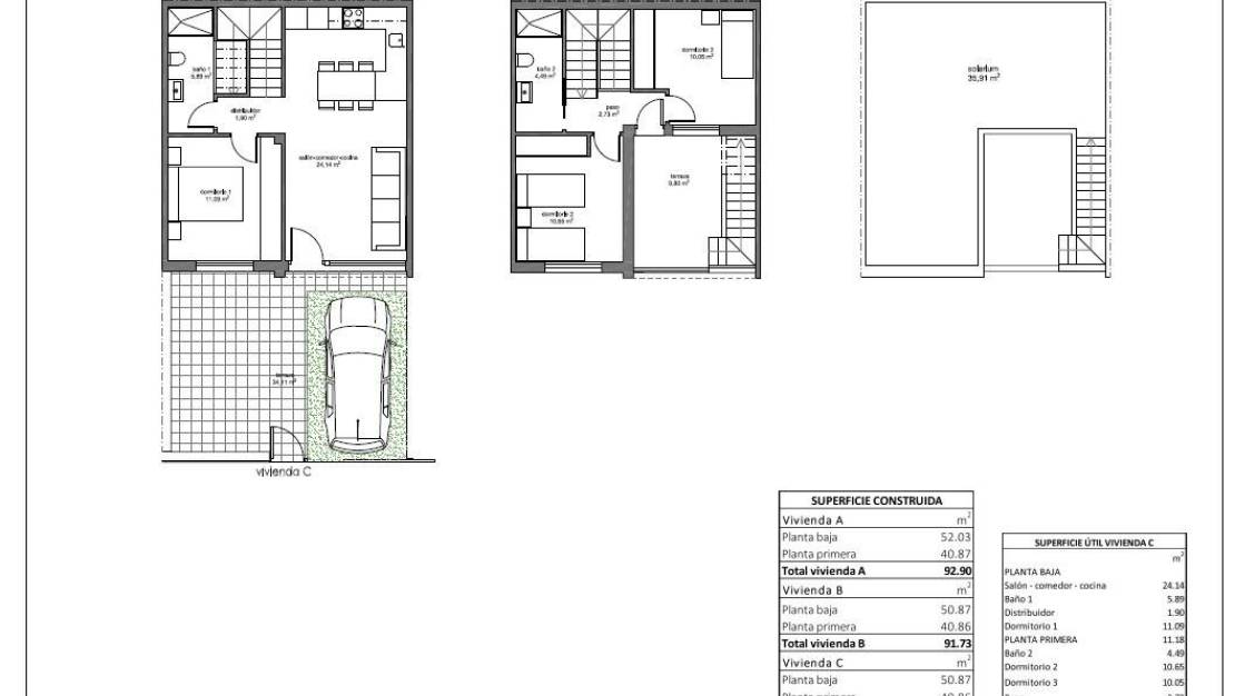 Nýbygging - Townhouse - Pilar de la Horadada - Barrio los Segundas