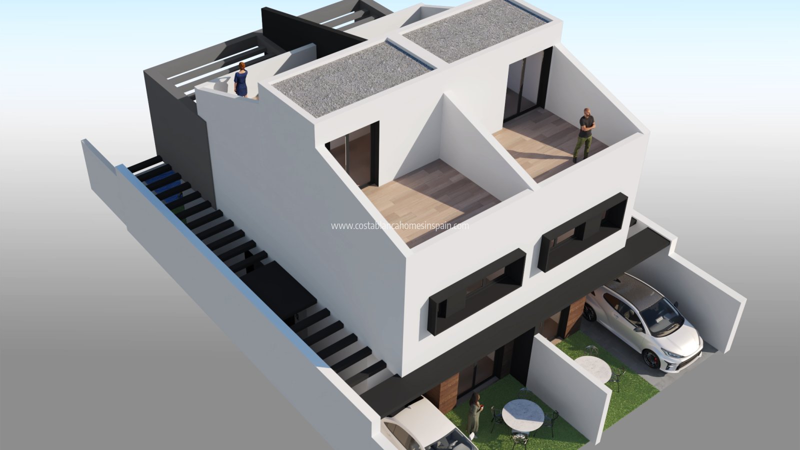 Obra Nueva - Semi - Detached Villa - San Javier