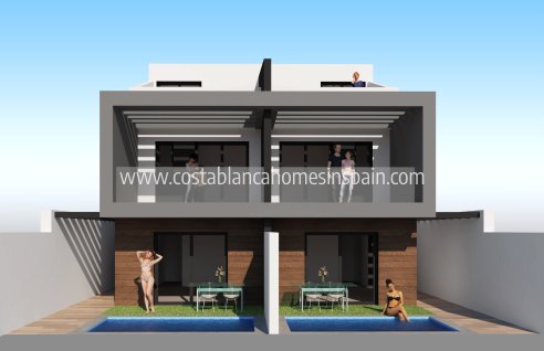 Semi - Detached Villa - Obra Nueva - San Javier - San Javier