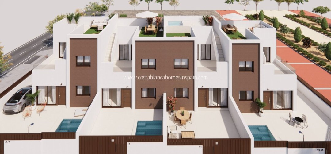 Townhouse - New Build - Pilar de La Horadada - Pilar de La Horadada