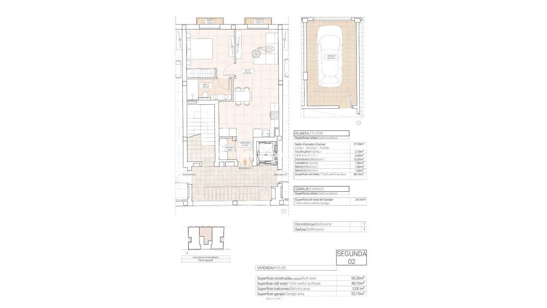 Új építésű - Apartment - Hondon de las Nieves - Pueblo