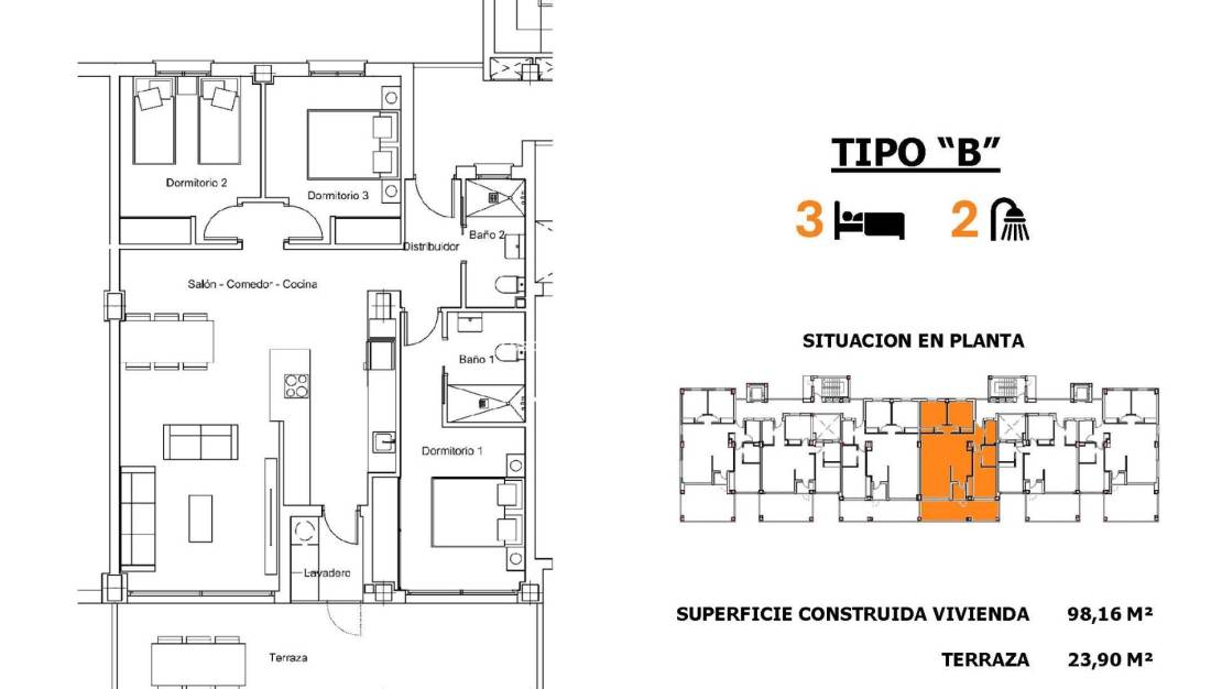 Új építésű - Apartment - San Miguel de Salinas - Pueblo