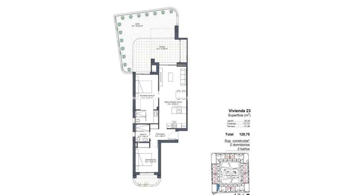 Új építésű - Bungalow - Ciudad Quesada - Lo Marabú