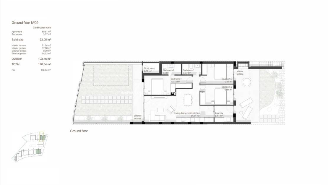 Új építésű - Bungalow - San Javier - Roda Golf