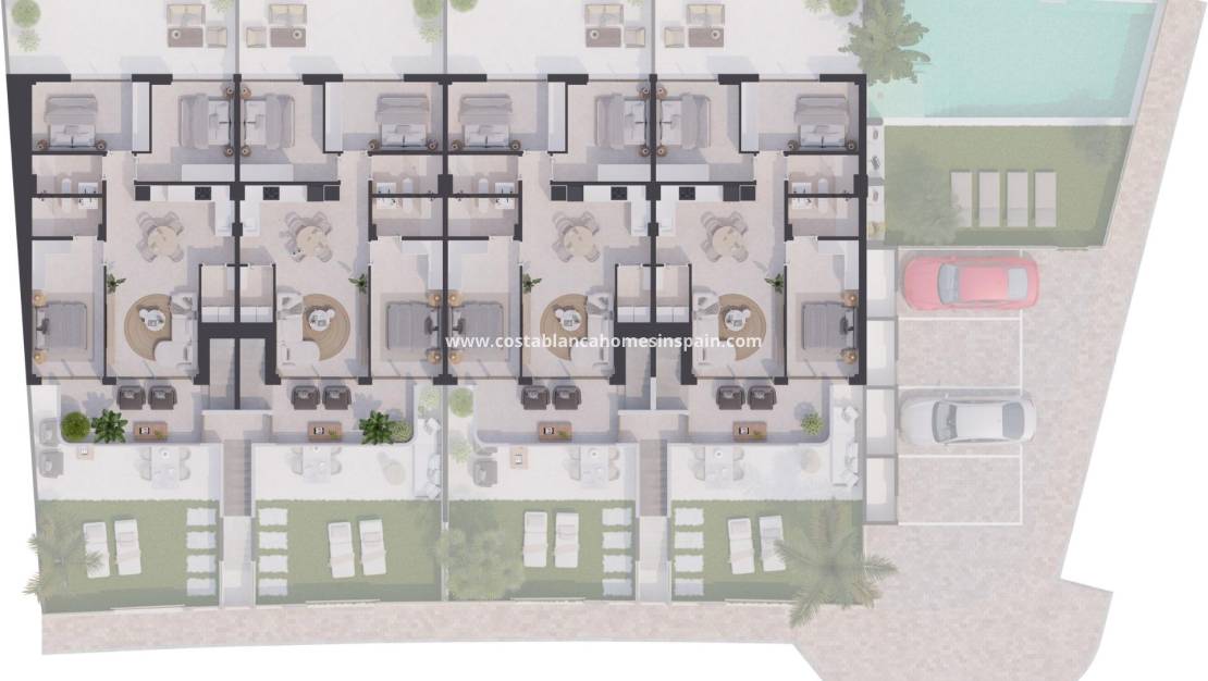 Új építésű - Bungalow - San Pedro del Pinatar - Los Cuarteros