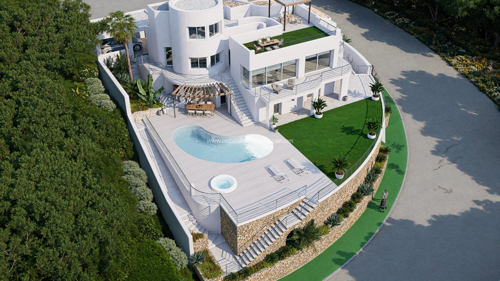 Új építésű - Detached Villa - Altea