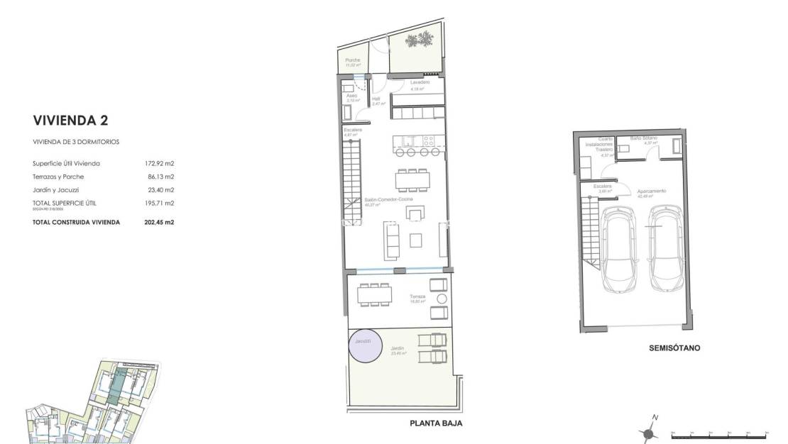 Új építésű - Townhouse - Mojacar - Playa de la Mena