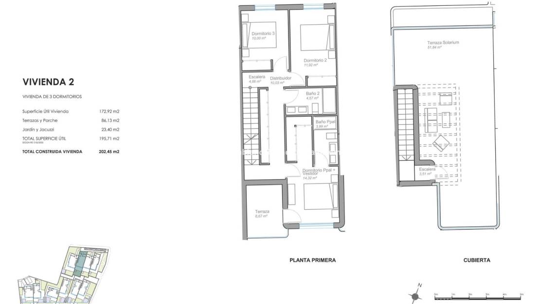 Új építésű - Townhouse - Mojacar - Playa de la Mena