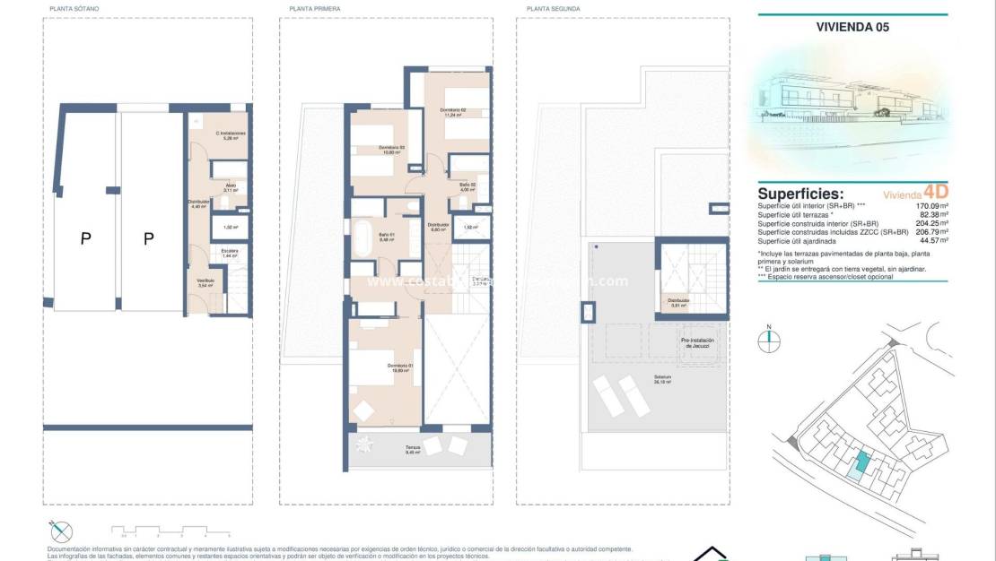 Új építésű - Townhouse - San Juan Alicante - Cabo De Las Huertas